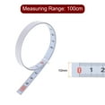 thumbnail image 2 of Unique Bargains 2 Pack Adhesive Backed Tape Measure 100cm Metric Left to Right Reading Measuring Tape Steel Sticky Ruler, White, 2 of 5
