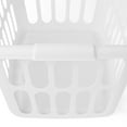 thumbnail image 3 of Starplast 1.5-Bushel Rectangular Plastic Laundry Basket, White, 6 Pack, 3 of 8