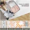 thumbnail image 6 of New York Xpress 26" Softside Expandable Luggage Medium Checked Suitcase with Spinner Wheels & TSA Lock, Grey - 8809, 6 of 8