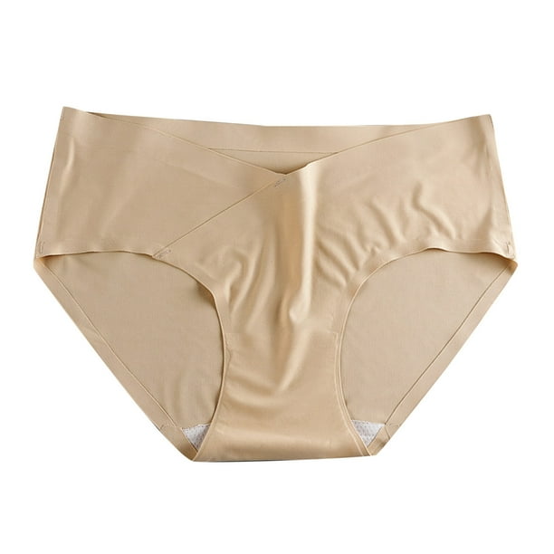 Gibobby Ropa Interior dama Ropa interior mujer Bikini algodón Bragas Encaje Hipster Panty Estiramiento Calzoncillos completos (Caqui, M)