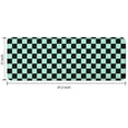 thumbnail image 7 of Black and Mint Green Checkerboard Pattern Kitchen Rug Mat,Kitchen Runner Rugs Non Skid Washable,Decorative Kitchen Floor Mats for Kitchen,Sink,Laundry,17"x47.2", 7 of 7