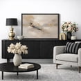 thumbnail image 3 of Framed Canvas Print Neutral Abstract Wall Art Minimalist Modern Decorative for Living Room Bedroom - 16"x24" BLACK, 3 of 8