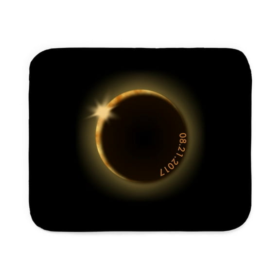CafePress - 2017 Total Solar Eclip - Sherpa Fleece Throw Blanket 60" x 50"