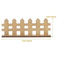 thumbnail image 2 of TAILTOSS 12Pcs Khaki Miniature Wood Fence Diy Micro Landscape Durable Versatile Use For Outdoor Decoration, 2 of 8