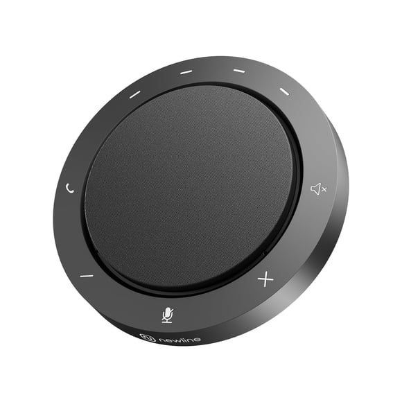 N newline Conference Speaker and Microphone, Dual AI Mics with 360° Voice Pickup & Clear Sound, 10–14H Call Time, Bluetooth & USB-C/A Conne