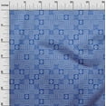 thumbnail image 2 of oneOone Cotton Cambric Blue2 Fabric Geometric African Fabric For Sewing Printed Craft Fabric By The Yard 56 Inch Wide, 2 of 4
