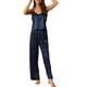 thumbnail image 2 of INSPIRAR CHIC Conjunto de Pijamas para Mujeres de Color Sólido de 3 Piezas con Camiseta y Pantalones Cortos en Azul Marino, 2 of 6