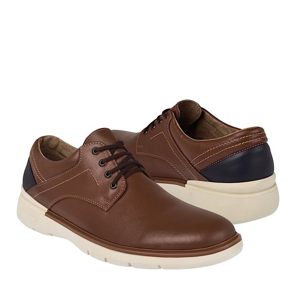 ZAPATOS CASUALES SIENA HOMBRE 4061 SIMIPIEL CAFÉ