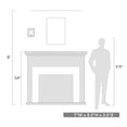 thumbnail image 4 of Beaumont Lane Clear Glass Wall Sconce in Gunmetal Bronze, 4 of 4