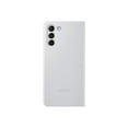 thumbnail image 2 of Samsung S View EF-ZG991 - Flip cover for cell phone - light gray - for Galaxy S21 5G, 2 of 2