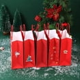thumbnail image 3 of Bolsa de manzana de Navidad, bolsa de regalo de Navidad, Papá Noel, muñeco de nieve, bolsa de embalaje de dulces, Feliz Navidad, fiesta, decoración del hogar, Año Nuevo, 2024, 3 of 4