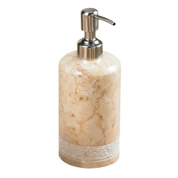 4pc Set Natural Stone Marble Soap Dispenser Toothbrush Tumbler Trash Can Waste Silver Bathroom Accessories Bathroom Trash Can Bathroom Cups