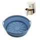 thumbnail image 1 of Forro de Silicona para Olla de Air Fryer Reutilizable, Inserto de Canasta Antiadherente, Ajusta para Freidoras de 5QT, Resistente al Calor hasta 450°F, Seguro para Lavavajillas Azul 8.2 pulgadas, 1 of 6