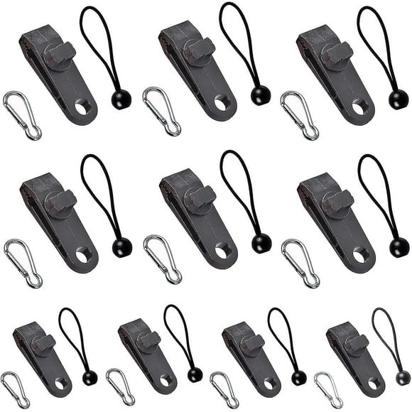 Tarp Clip, Tent Tarp Clip, Carabiner, Bungee Rope, For Tarp, Camping, Awnings, Car Cover