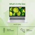 thumbnail image 5 of HP 17.3 inch Laptop, FHD (1920x1080) IPS Display, Quad-Core, AMD Ryzen 5 7000 Series, 8GB RAM, 512GB SSD, AMD Radeon, Anti-Glare, Wi-Fi 6, Windows 11, HDMI, USB-C, USB-A, Silver, 5 of 10