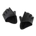 thumbnail image 3 of Guantes de Media Palma Hugo Cuero Artificial para Baile Hip Hop negro, 3 of 7