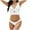 White Womens Bikini Sets Clearance, variant on OSFVNOXV Two Piece Swimsuit Women Push Up Halter Neck Cutout Bras for Big Breasted Women and High-Cut Briefs