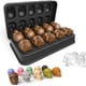 thumbnail image 1 of 3D Skull Ice Cube Tray with Lid, Silicone Ice Cube Mold, for Whiskey, Scotch, Cocktails and Liqueur Glasses, Baking Mold, Jelly, Mousse Cake, Hallowee, 1 of 5