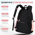 thumbnail image 5 of Bow Backpack Set for Girls School Backpack with Lunch Box and Pencil Case School Bookbag for Kids Elementary Senior Year, 5 of 6