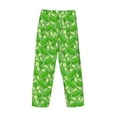 thumbnail image 3 of Lsque Green Cucumber Print Men's Pajama Pants, Lounge Pant - Comfortable Home Wear,Elastic Waistband, Stylish Design-Large, 3 of 9