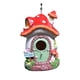thumbnail image 4 of Casita colgante para pájaros, decoración de jardín exterior, resina, con forma de pájaro, novedosa casita decorativa para pájaros, nido para, 4 of 7