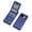 Darkblue, variant on ELEHOLD PU Leather Magnetic Button Closure Credit Card Holder Slots Stand Function Wallet Shock-Absorbent Shockproof Phone Case for Google Pixel 10A, Purple