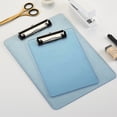 thumbnail image 5 of Plastic Clipboards Multi Pack Clipboard Strong Clip ! Acrylic Clipboards with Low Profile ClipA5 flat clip, 5 of 5