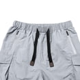 thumbnail image 6 of Men's Big and Tall Hiking Cargo Shorts Stretch Quick Dry Lightweight Travel Shorts for Men Athletic Fishing Shorts with Zipper Pockets Size 5XL Gray, 6 of 8