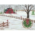thumbnail image 2 of Kennedy, Lisa 18x14 Gold Ornate Wood Framed with Double Matting Museum Art Print Titled - Wagon Wheel, 2 of 4