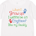 thumbnail image 4 of Inktastic Engineer like Daddy Boys or Girls Long Sleeve Toddler T-Shirt, 4 of 5