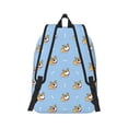 thumbnail image 6 of Rocae Corgi Dog for Durable Canvas Backpack Leisure Large Bag Travel Rucksack Multi-function Backpack Small, 6 of 8