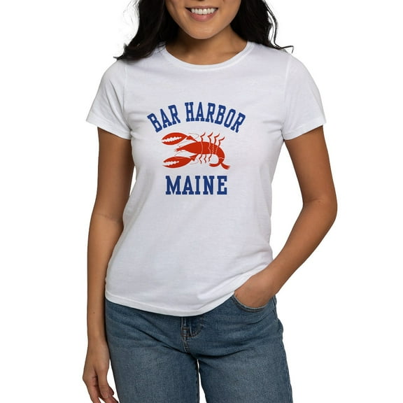 CafePress - Bar Harbor Maine Women's T Shirt - Women's Classic T-Shirt