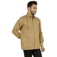 thumbnail image 3 of Bestman Solid Formal Button Down Shirt For Men Long Sleeve With Patch Pocket Business Wear, 3 of 7