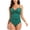 Navy, variant on Spring Saving GaThRRgYP One Piece Swimsuit for Women,Women Solid with Chest Pad without Underwire Bikini Deep V One-piece Swimsuit