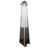 AZ Patio Heaters Commercial Natural Gas Glass Tube Patio Heater - Bronze