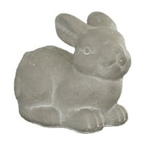 Urban Trends Cement Rabbit  Gray