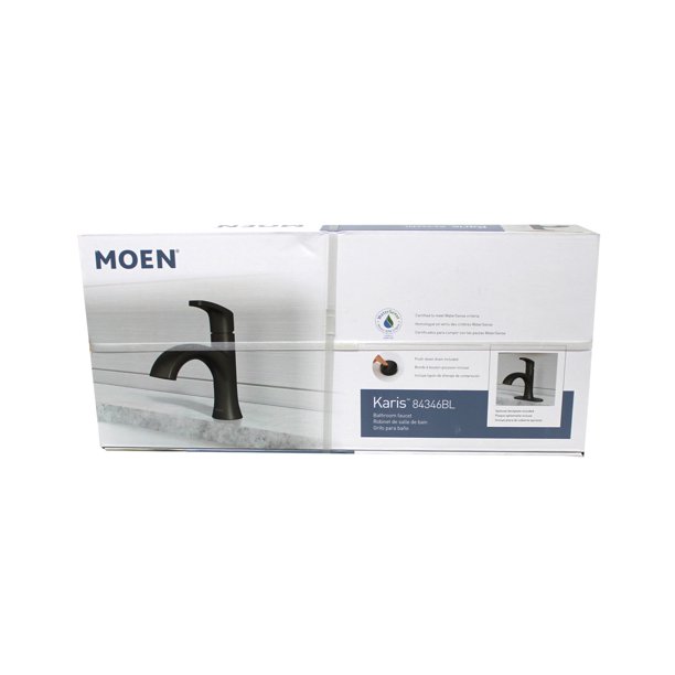 Moen Karis Single Handle Bathroom Faucet (84346BL)