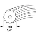 thumbnail image 2 of Spline Roll Prime-Line P 7709, gris, 0.25 pulgadas x 250 pies, 2 of 5