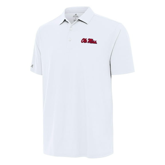 Men's Antigua White Ole Miss Rebels Era Polo