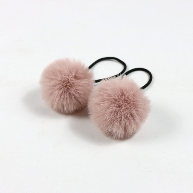 2 Pcs Élastiques à Cheveux Mignons Coréens, Bandes de Cheveux Sans Couture, Porte-Queue de Cheval, Pâte de Haricot