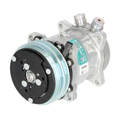 Air Conditioning Compressor Sanden with Clutch, New, AGCO, 72504984