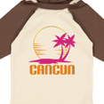thumbnail image 4 of Inktastic Cancun Mexico Sunset Girls Long Sleeve Baby Bodysuit, 4 of 5