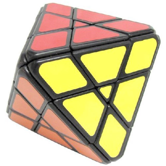 Rompecabezas de cubo de octaedro de cuatro ejes Lanlan. Negro Lanlan 783327555506