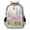 Blue, variant on Ballerina Unicorns Travel Backpack for Adults, Multi-Functional Casual Daypack with Adjustable Shoulder Straps, Flower Laptop Bag for Work Outdoor