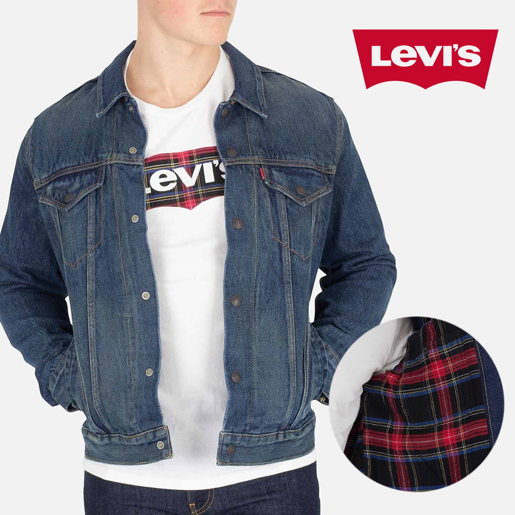 Red Levi's Men's Original Trucker Jacket 