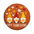 thumbnail image 2 of Balery Happy Thanksgiving Three Gnomestire Cover Waterproof Dust-Proof, Universal Spare Wheel Tire Cover For Trailer, Rv, Suv Truck And Vehicle Camper Accessories-14 Inch, 2 of 9