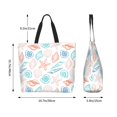 thumbnail image 5 of Disketp Colorful Seashells1 Tote Bag for Women, Handbag Shoulder Tote Bag, for Shopping and Travel, 5 of 8