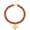 Brown, variant on Terandius Resin Chunky Beaded Necklaces for Women 14k Gold Plated Cross Statement Necklace Large Hammered Cross Necklace Chunky Beaded Jewelry Women Trendy