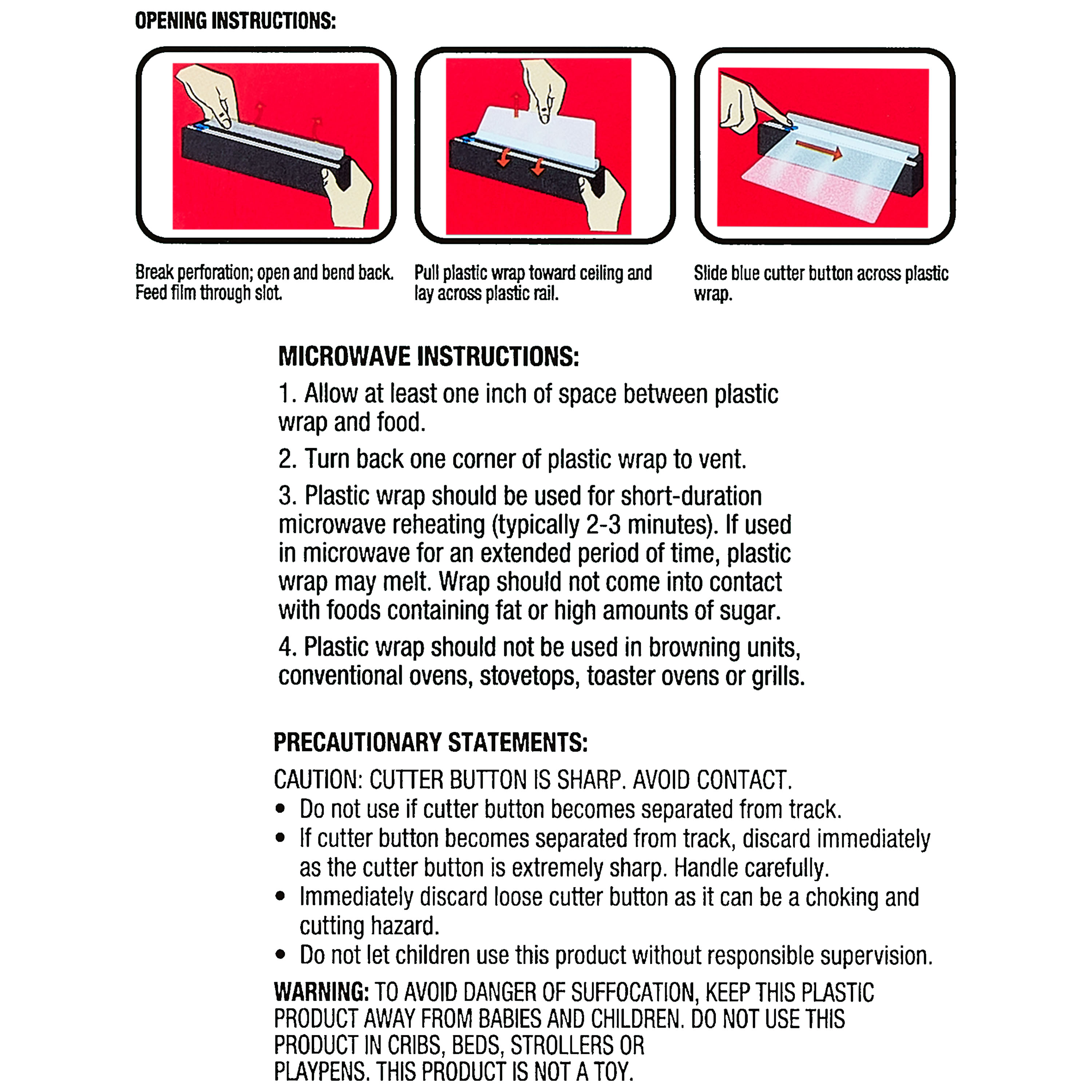 Great Value Slide Cutter Plastic Wrap, 400 Sq Ft photo 6