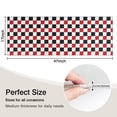 thumbnail image 5 of Red Black White Checkered Pattern Kitchen Rug Mat,Kitchen Runner Rugs Non Skid Washable,Decorative Kitchen Floor Mats for Kitchen,Sink,Laundry,17"X47", 5 of 5